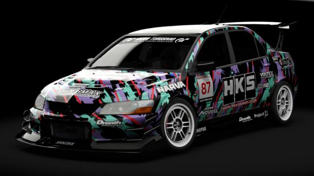 Mitsubishi Lancer Evolution IX Voltex Trophy для Assetto Corsa