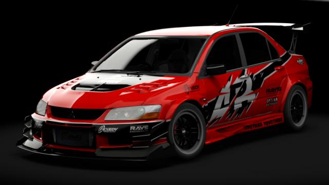 Mitsubishi Lancer Evolution IX Voltex Trophy для Assetto Corsa