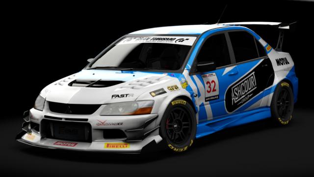 Mitsubishi Lancer Evolution IX Voltex Trophy для Assetto Corsa