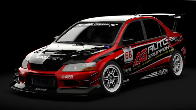 Mitsubishi Lancer Evolution IX Voltex Trophy для Assetto Corsa