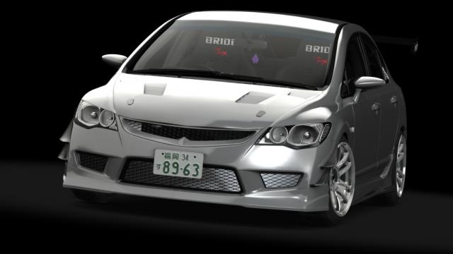 Honda Civic FD2 LEWIS NA new2 for Assetto Corsa