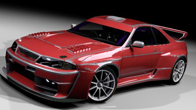 Nissan Skyline R33 Hillclimb для Assetto Corsa