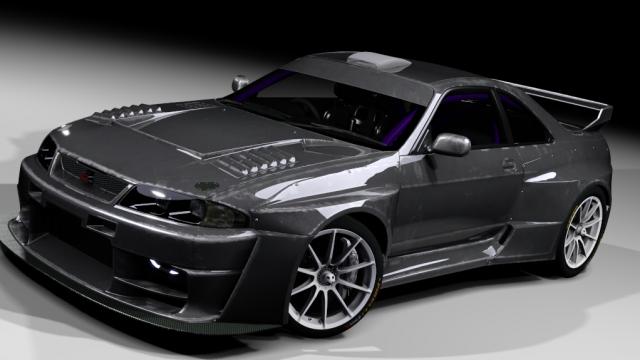 Nissan Skyline R33 Hillclimb для Assetto Corsa