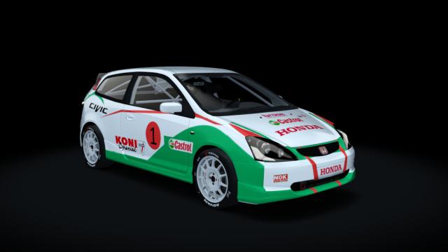 Honda Civic Type R EP3 Super Production для Assetto Corsa