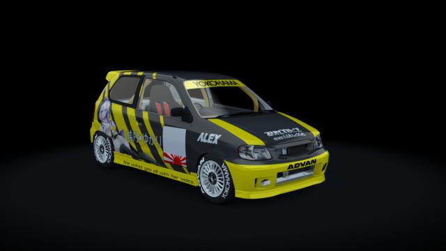 Suzuki Alto ha23v Linea Sports для Assetto Corsa