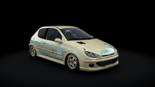 Peugeot Copa Undercut 206 для Assetto Corsa