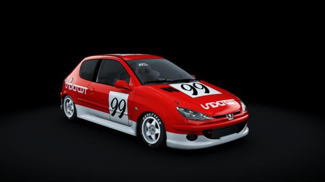 Peugeot Copa Undercut 206 для Assetto Corsa