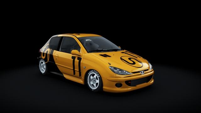 Peugeot Copa Undercut 206 для Assetto Corsa