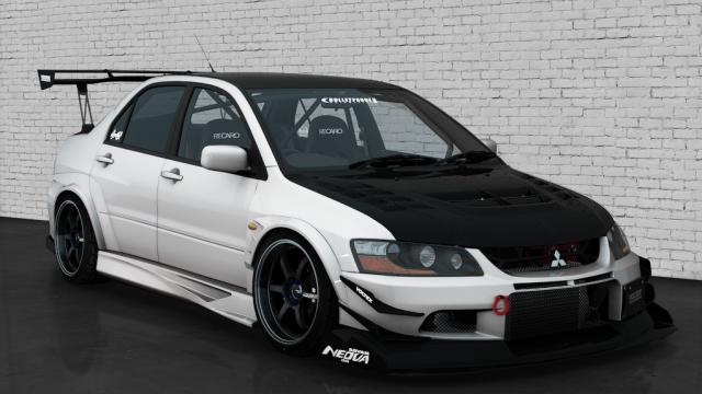 Mitsubishi Lancer Evolution IX FQ-360 VOLTEX SPL для Assetto Corsa
