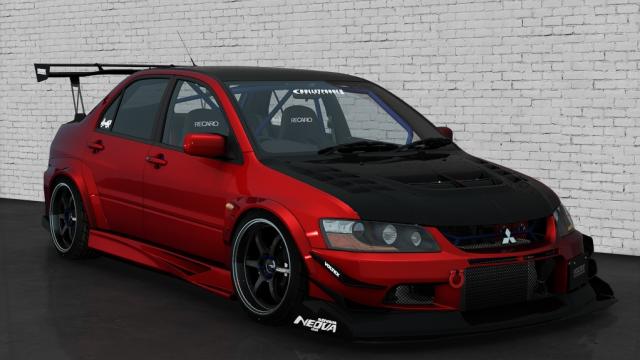 Mitsubishi Lancer Evolution IX FQ-360 VOLTEX SPL для Assetto Corsa