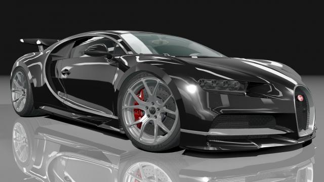Bugatti Chiron Black Edition for Assetto Corsa