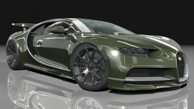 Bugatti Chiron Black Edition for Assetto Corsa
