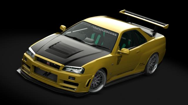 Nissan Skyline GT-R R34 AEGIS для Assetto Corsa
