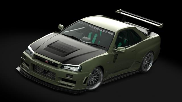 Nissan Skyline GT-R R34 AEGIS для Assetto Corsa