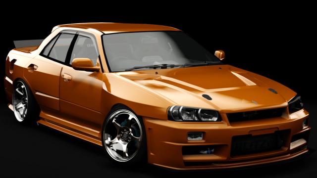 Nissan Skyline HR34 Uras Type-RZ Starter’s Den для Assetto Corsa