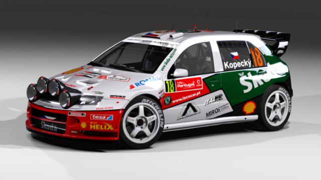 Skoda Fabia RS WRC для Assetto Corsa