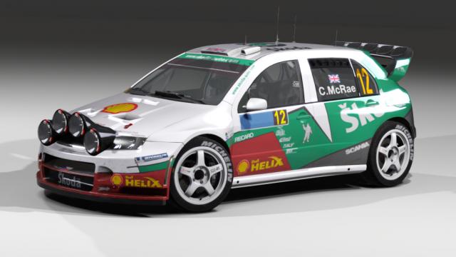 Skoda Fabia RS WRC для Assetto Corsa