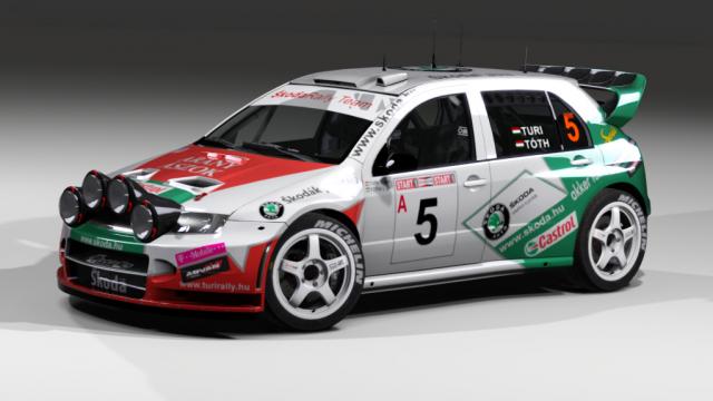 Skoda Fabia RS WRC для Assetto Corsa
