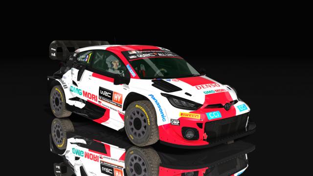 Toyota Yaris Rally1 2022 Gravel для Assetto Corsa