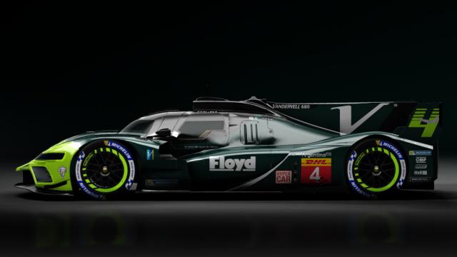 2023 Vanwall Vandervell 680 [ByKolles] для Assetto Corsa