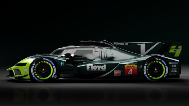 2023 Vanwall Vandervell 680 [ByKolles] для Assetto Corsa