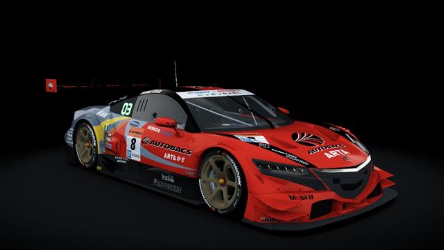 Honda NSX-GT GT500 2017 для Assetto Corsa
