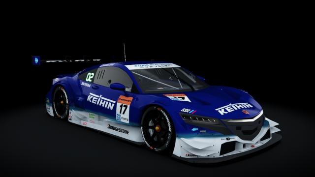 Honda NSX-GT GT500 2017 для Assetto Corsa