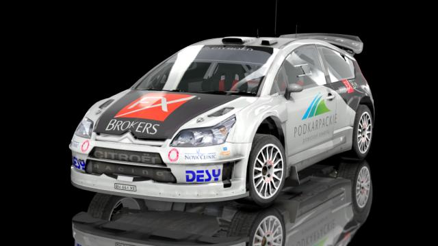 WRC Citroën C4 для Assetto Corsa