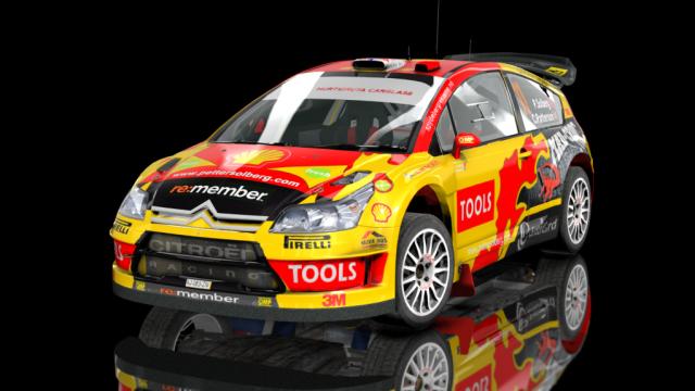 WRC Citroën C4 для Assetto Corsa