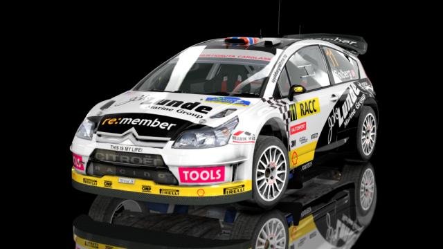 WRC Citroën C4 для Assetto Corsa