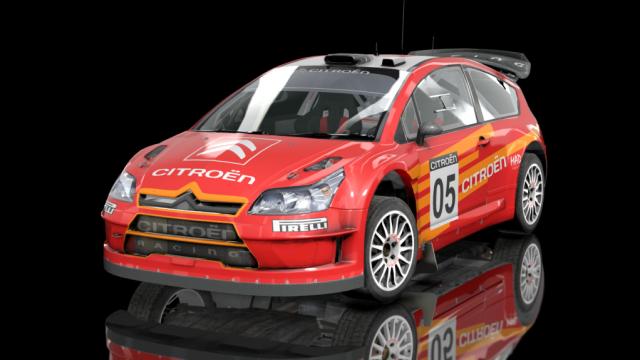 WRC Citroën C4 для Assetto Corsa