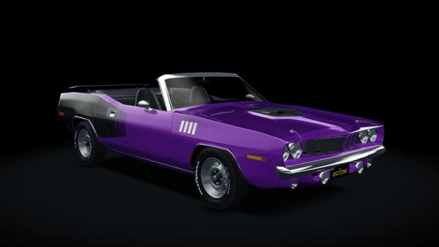 Plymouth Cuda HEMI (Convertible) 1971 для Assetto Corsa