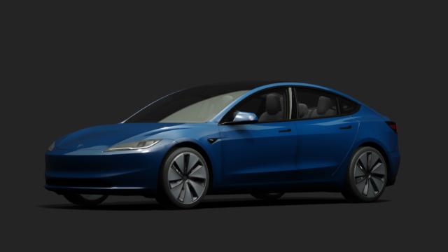 Tesla Model 3 для Assetto Corsa