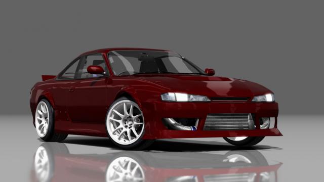Nissan Silvia s14 street MadZ для Assetto Corsa