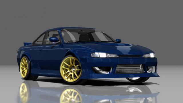 Nissan Silvia s14 street MadZ для Assetto Corsa