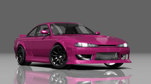 Nissan Silvia s14 street MadZ для Assetto Corsa