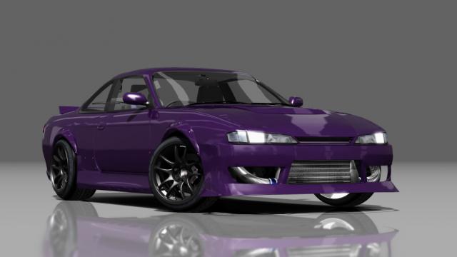 Nissan Silvia s14 street MadZ для Assetto Corsa