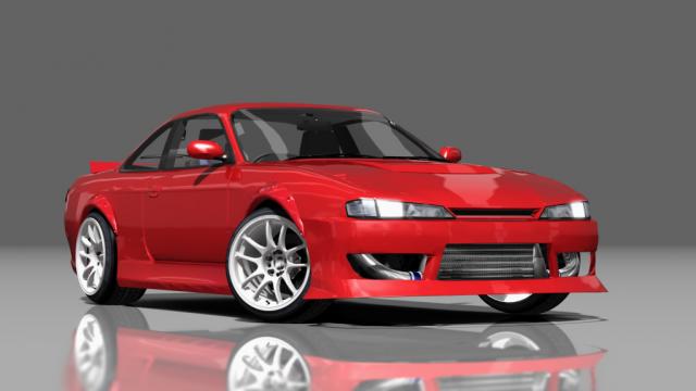 Nissan Silvia s14 street MadZ для Assetto Corsa