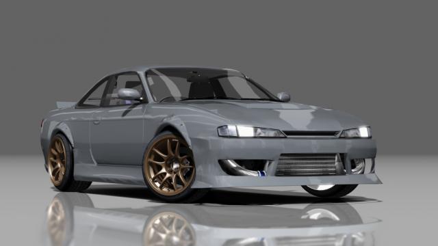 Nissan Silvia s14 street MadZ для Assetto Corsa
