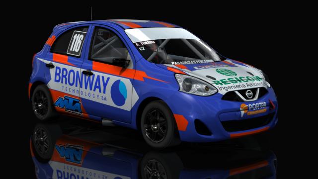 Nissan March TN C2 for Assetto Corsa