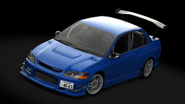 RBMS Mitsubishi Lancer Evolution VII (CT9A) для Assetto Corsa