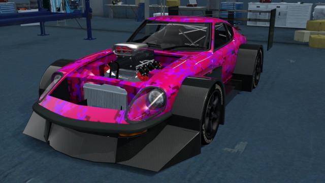Nissan 240ZG Ultra Suuper Wide Fender для Assetto Corsa