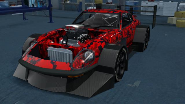 Nissan 240ZG Ultra Suuper Wide Fender для Assetto Corsa
