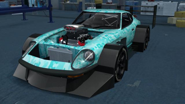 Nissan 240ZG Ultra Suuper Wide Fender для Assetto Corsa