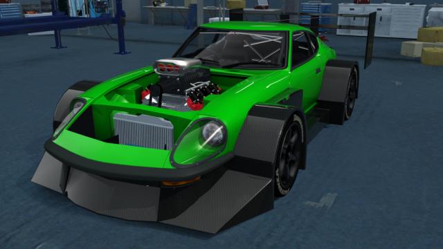 Nissan 240ZG Ultra Suuper Wide Fender для Assetto Corsa