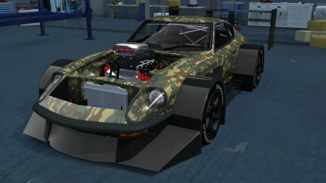 Nissan 240ZG Ultra Suuper Wide Fender для Assetto Corsa