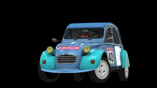 Citroen 2CV UK Club class for Assetto Corsa