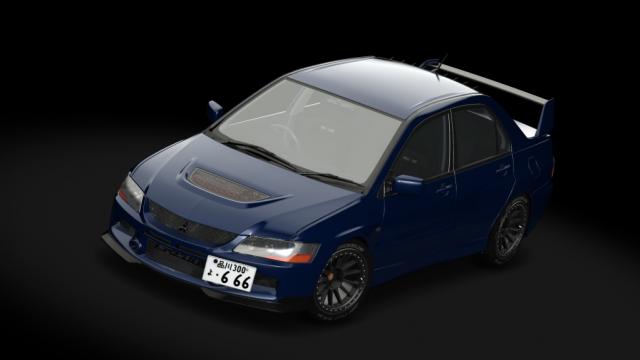 Mitsubishi Evo IX Straight Piped | Redd Tuned для Assetto Corsa