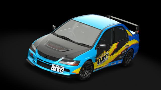 Mitsubishi Evo IX Straight Piped | Redd Tuned для Assetto Corsa