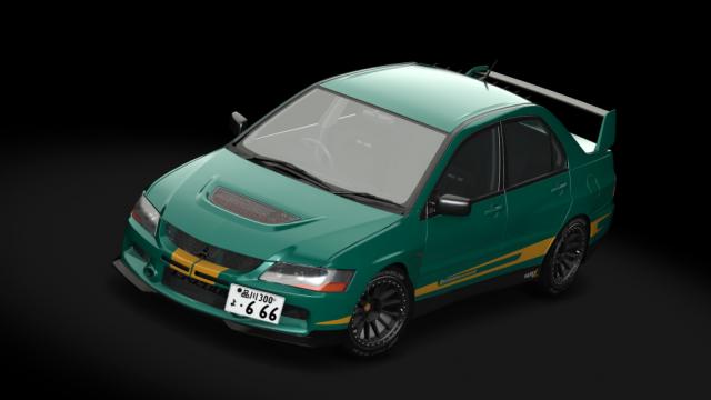 Mitsubishi Evo IX Straight Piped | Redd Tuned для Assetto Corsa